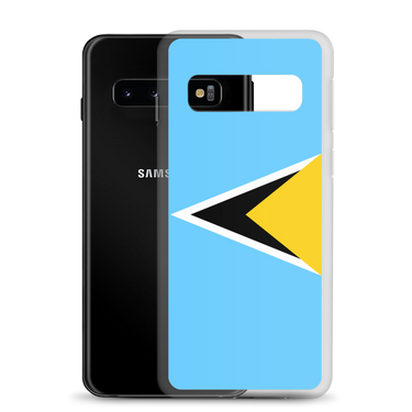 St. Lucia Flag Clear Case for Samsung®